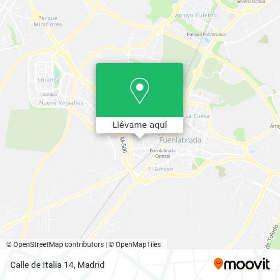Mapa Calle de Italia 14