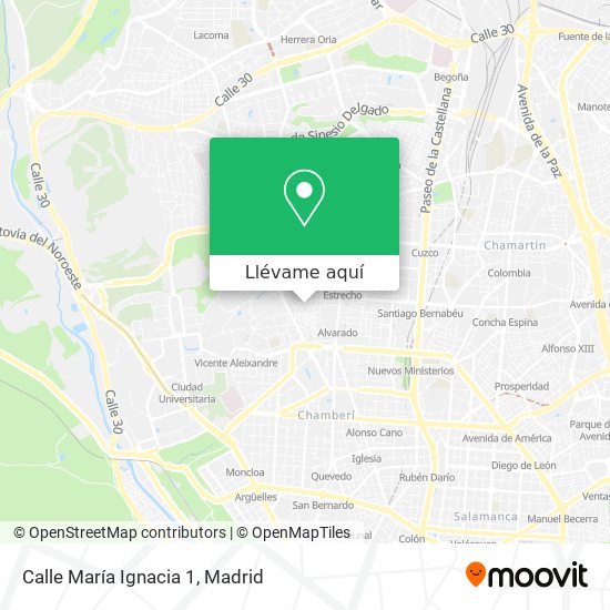 Mapa Calle María Ignacia 1