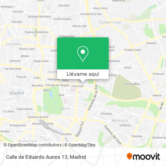 Mapa Calle de Eduardo Aunos 13