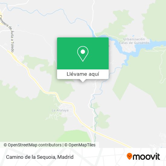 Mapa Camino de la Sequoia