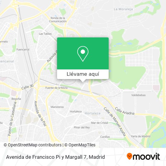 Mapa Avenida de Francisco Pi y Margall 7