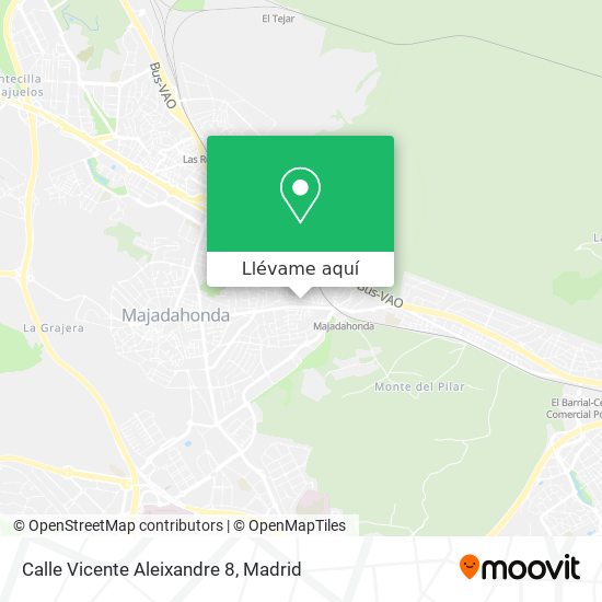 Mapa Calle Vicente Aleixandre 8