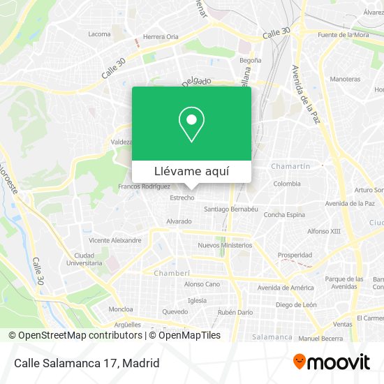 Mapa Calle Salamanca 17