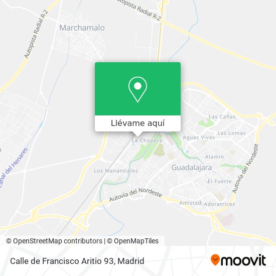 Mapa Calle de Francisco Aritio 93