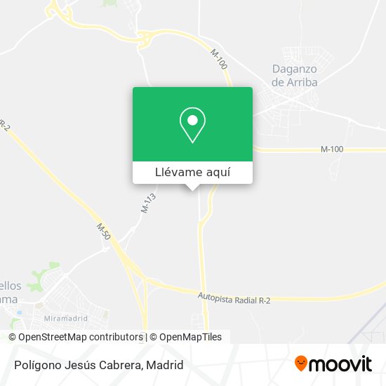 Mapa Polígono Jesús Cabrera