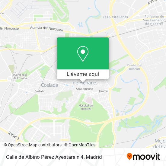 Mapa Calle de Albino Pérez Ayestarain 4