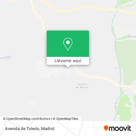 Mapa Avenida de Toledo