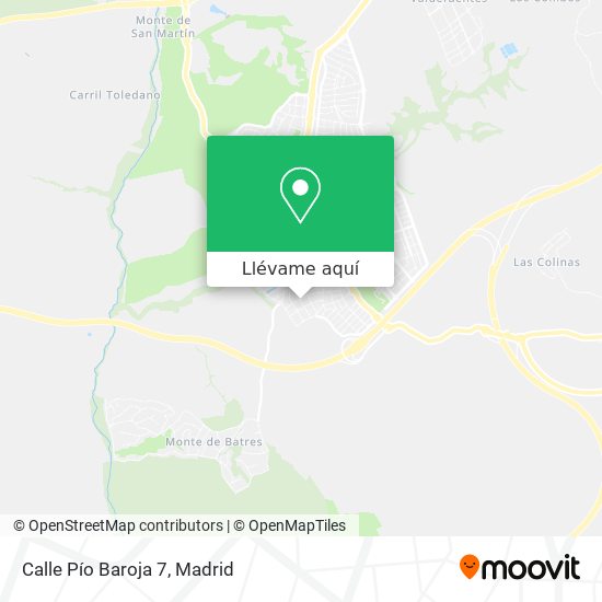 Mapa Calle Pío Baroja 7