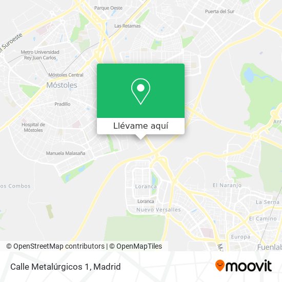 Mapa Calle Metalúrgicos 1