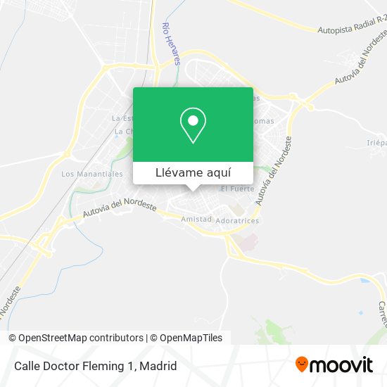 Mapa Calle Doctor Fleming 1