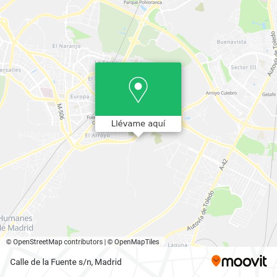 Mapa Calle de la Fuente s/n