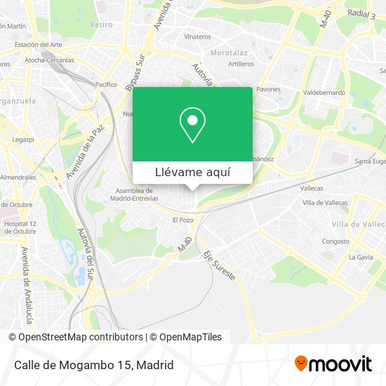Mapa Calle de Mogambo 15