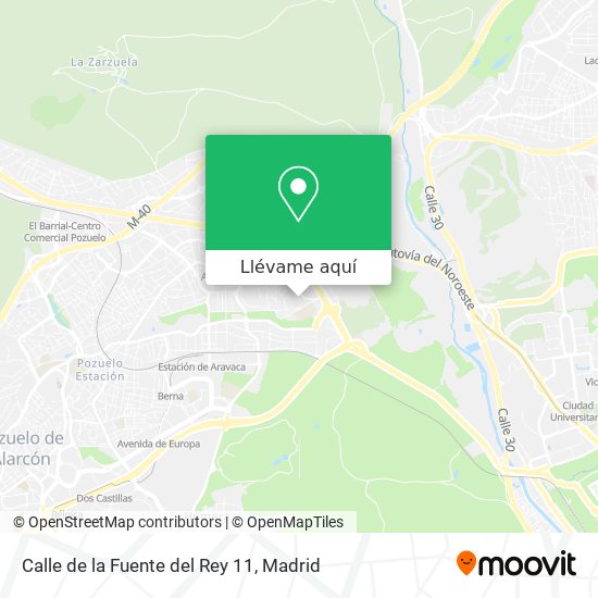 Mapa Calle de la Fuente del Rey 11