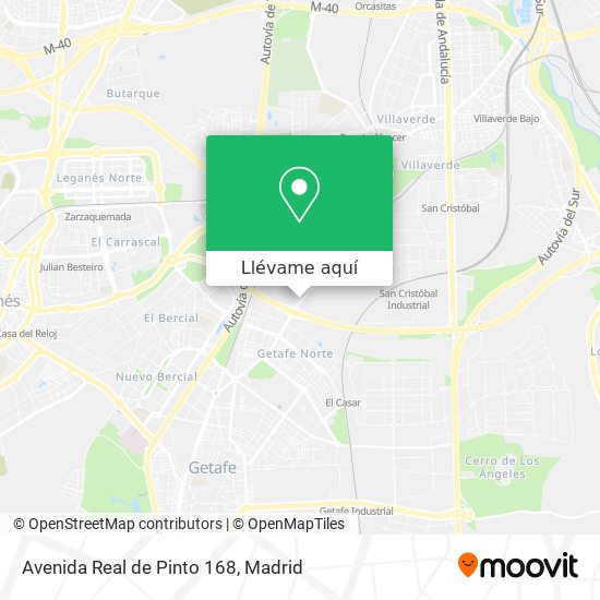 Mapa Avenida Real de Pinto 168