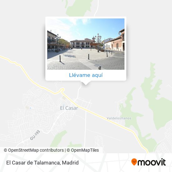 Mapa El Casar de Talamanca