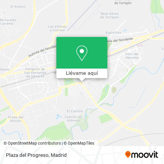Mapa Plaza del Progreso