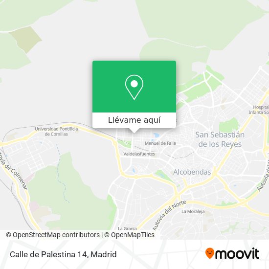 Mapa Calle de Palestina 14