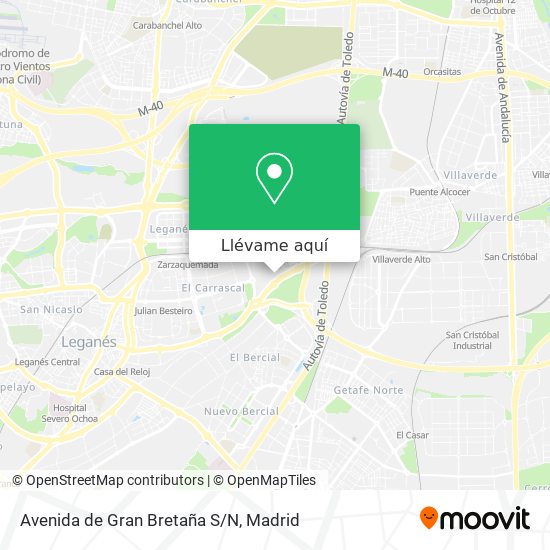 Mapa Avenida de Gran Bretaña S/N