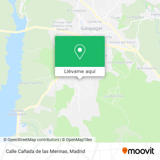 Cómo llegar Calle Cañada las Merinas en Colmenarejo en Autobús Tren?