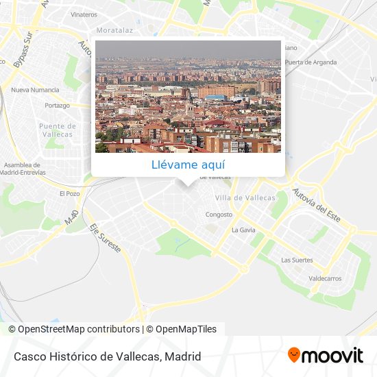 Mapa Casco Histórico de Vallecas