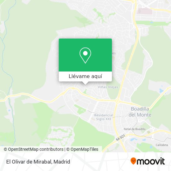 Mapa El Olivar de Mirabal