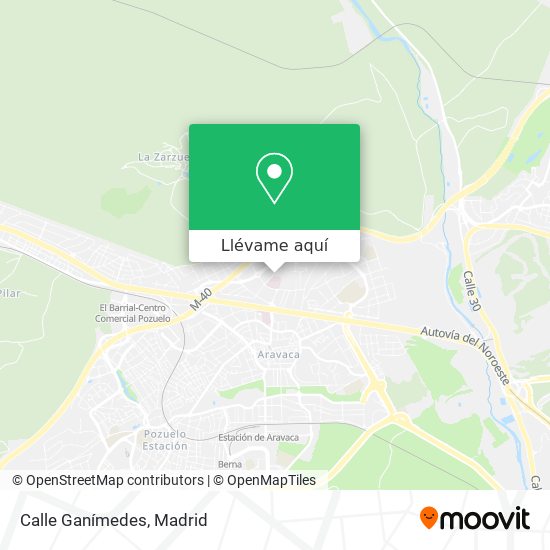 Mapa Calle Ganímedes