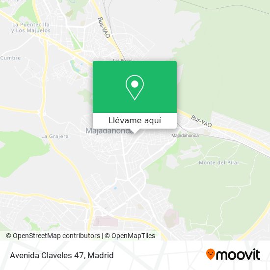 Mapa Avenida Claveles 47