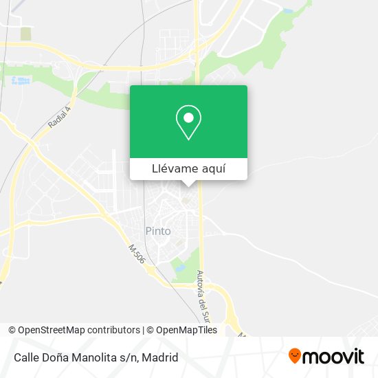 Mapa Calle Doña Manolita s/n