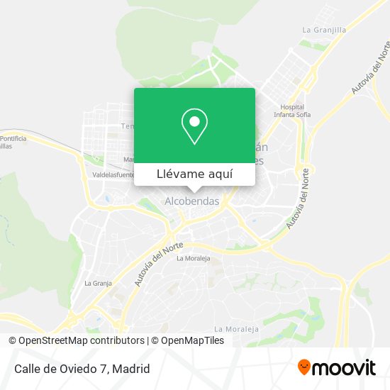 Mapa Calle de Oviedo 7