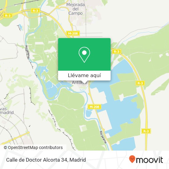 Mapa Calle de Doctor Alcorta 34