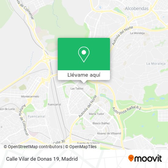 Mapa Calle Vilar de Donas 19