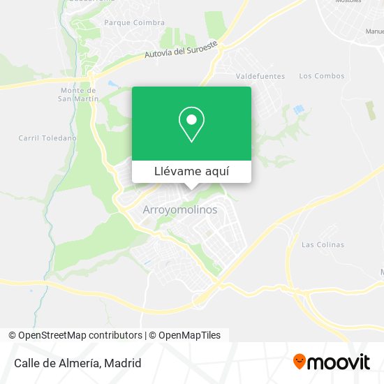Mapa Calle de Almería