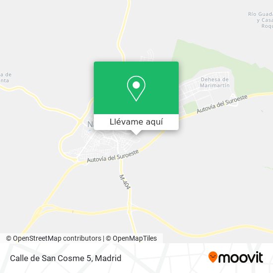 Mapa Calle de San Cosme 5