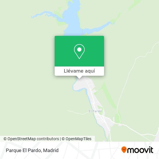 Mapa Parque El Pardo