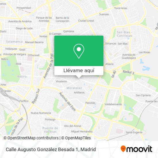 Mapa Calle Augusto González Besada 1