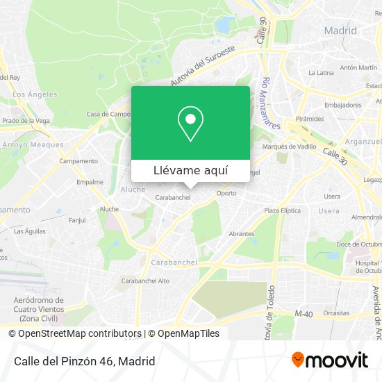 Mapa Calle del Pinzón 46