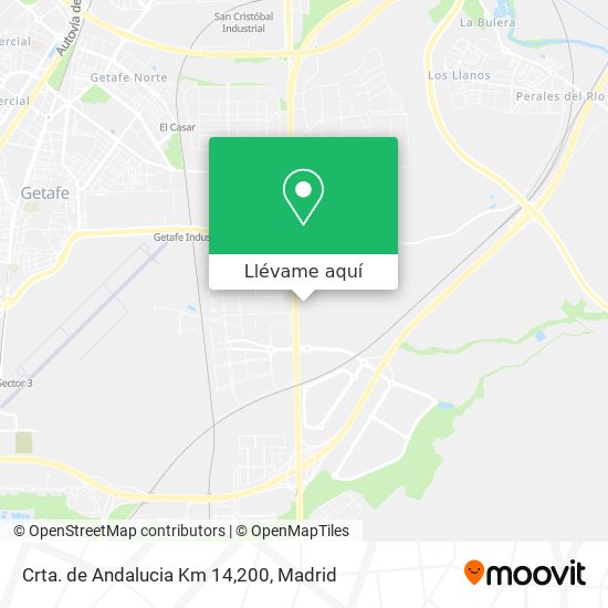 Mapa Crta. de Andalucia Km 14,200