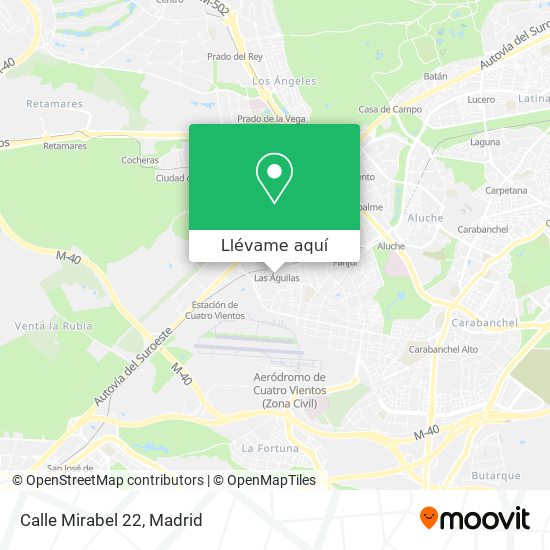 Mapa Calle Mirabel 22