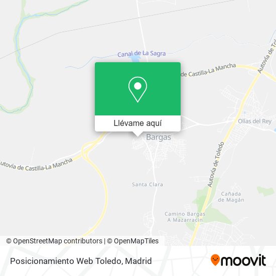 Mapa Posicionamiento Web Toledo