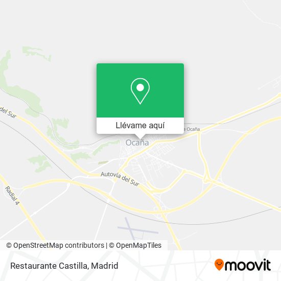 Mapa Restaurante Castilla