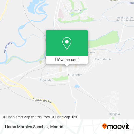 Mapa Llama Morales Sanchez