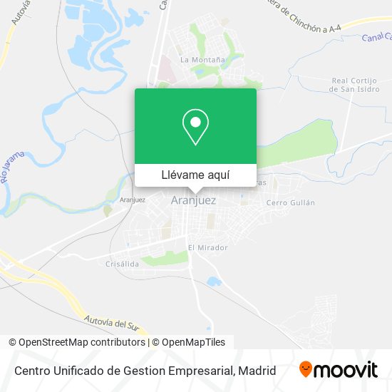 Mapa Centro Unificado de Gestion Empresarial