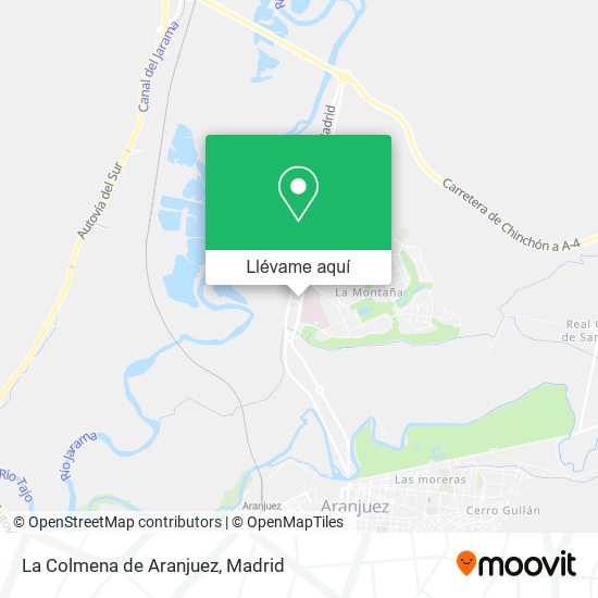 Mapa La Colmena de Aranjuez