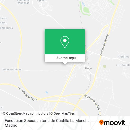 Mapa Fundacion Sociosanitaria de Castilla La Mancha