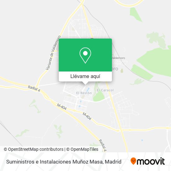 Mapa Suministros e Instalaciones Muñoz Masa