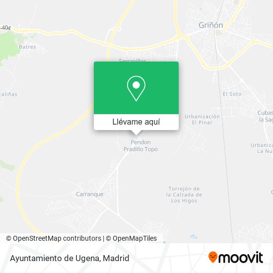 Mapa Ayuntamiento de Ugena