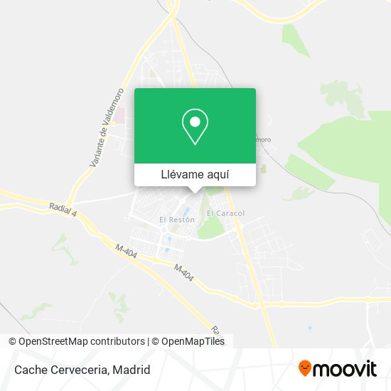 Mapa Cache Cerveceria