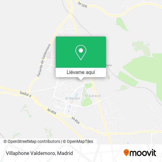 Mapa Villaphone Valdemoro