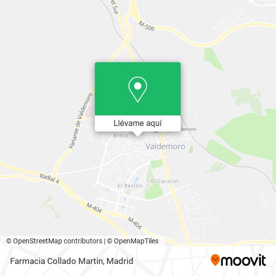 Mapa Farmacia Collado Martin