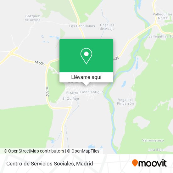Mapa Centro de Servicios Sociales